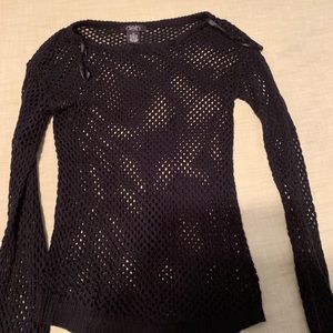 Brand New Mesh Deb Sweater